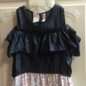 🌺🌺new Justice girls open shoulder dressSz 14-16